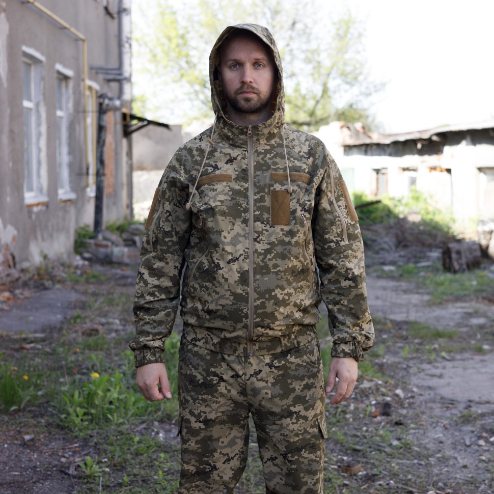 Мужской тактический костюм военный летний Diar (цвет пиксель)