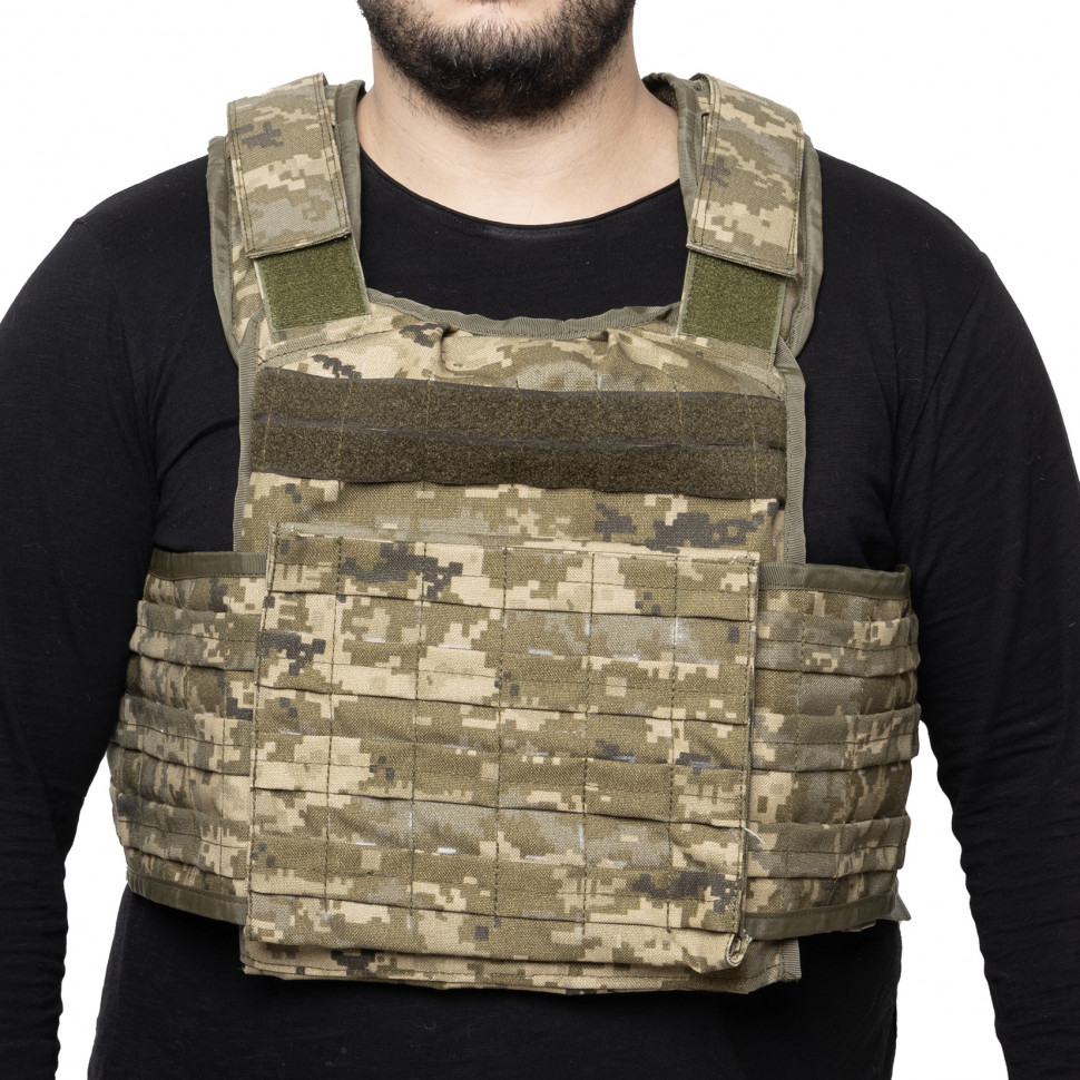 Плитоноска Diar из толстой нейлоновой ткани (Cordura 1000D) цвет пиксель)